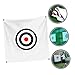 Yardwe 1pc Hitting Training Set Golfing Net Mat Professional Chipping Net Swing Cloth Supple Golf Targeting Practice