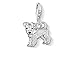 Produktbild Thomas Sabo Damen Charm-Anhänger Hund Charm Club 925 Sterling Silber 0841-007-12