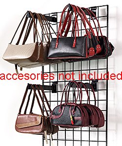 2' X 4' Gridwall Panels - 3 Pcs Box - Grid Wall Display Black