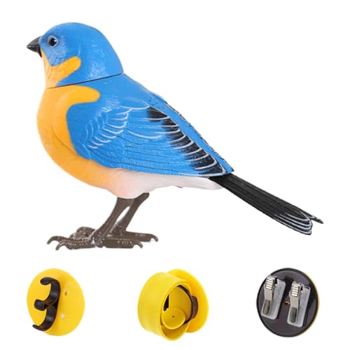 Genérico Pájaro Hablando - Figuras Pájaros Juguetes - Pájaro Hablando Electrónico Lindo Realista Decoración Dormitorio Juguete Actividad Sala Juego Viajes