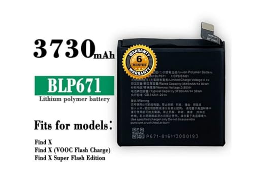 Image of Original BLP671 Battery for Oppo Find X / CPH1871, PAFM00 Battery with 6 Month Warranty****(R133)