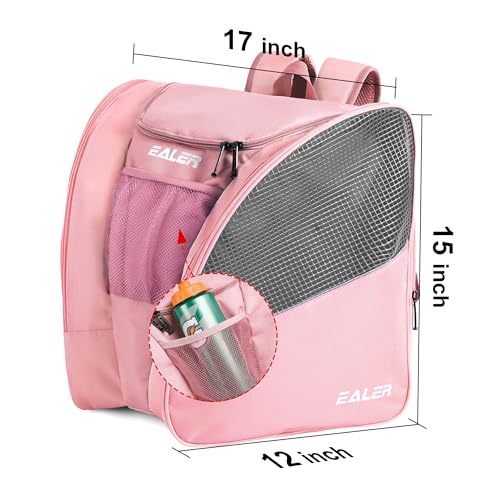 EALER SBH202 Ice Skate Bag Ice Skating Backpack, Roller Skates Ski Boot Bag, Ice & Inline Skate Bag - Large Capacity Waterproof Protective Gear