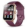 Smart Watches for Men Women, Answer/Make Calls, Smart Watches for Men Women iPhone/Samsung/Android,Alexa Built-in, Heart Rate Sleep SpO2 Monitor,IP68 Waterproof, 100+ Sports Deep Purple