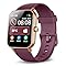 Smart Watches for Men Women, Answer/Make Calls, Smart Watches for Men Women iPhone/Samsung/Android,Alexa Built-in, Heart Rate Sleep SpO2 Monitor,IP68 Waterproof, 100+ Sports Deep Purple