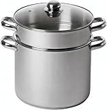 Baumalu 342639 Couscous-Topf 9 l, 24 cm, Stahl-Design