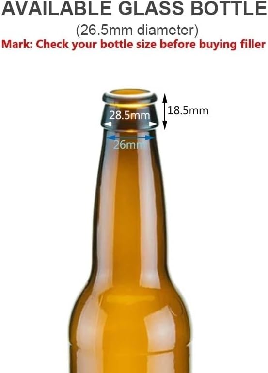 No-foam Beer Bottle Filling & Adjustable Beer Tap Professional Bottle Filler 2 In 1 Dispensing For Glass Bottle Bar brewing