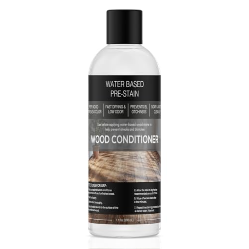 Water Based Pre-Stain Wood Conditioner - Indoor and Outdoor Use Restore A Finish for Wood Wood Conditioner Use Before Staining Wood - 6.7oz