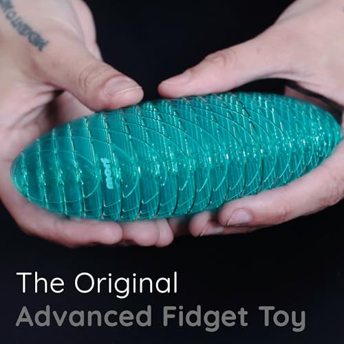 Image of Morf Worm Fidget Toy - Desk Fidget for Adults & Kids - Quiet, Fun & Interactive Sensory Toy - USA Patent Pending (Blue, Big)