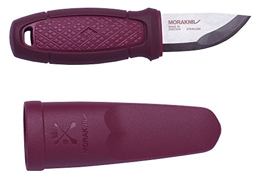 Morakniv Aubergine Eldris Pocket-Sized Knife with Sandvik Stainless Steel Blade & Plastic Sheath, 2.2