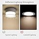 QHENS LED Aufbauleuchte Deckenleuchte mit Radar Bewegungsmelder, 12W 4000K Deckenstrahler Aufputz, 230V LED Aufbauspot Flach Ø10cm Deckenspots Aluminium Matt Textur, Deckenlampe Spots Treppe Schwarz