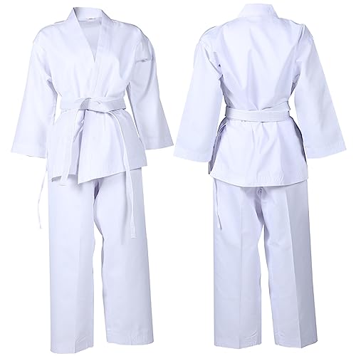 1 Set Karate Uniform Athletic Set Pants Set Cosplay Outfits Taekwondos Outfits Gi Uniform Karate Clothes Taekwondos Clothes Karate Pants Taekwondos Gear Men And Women White #TOP7