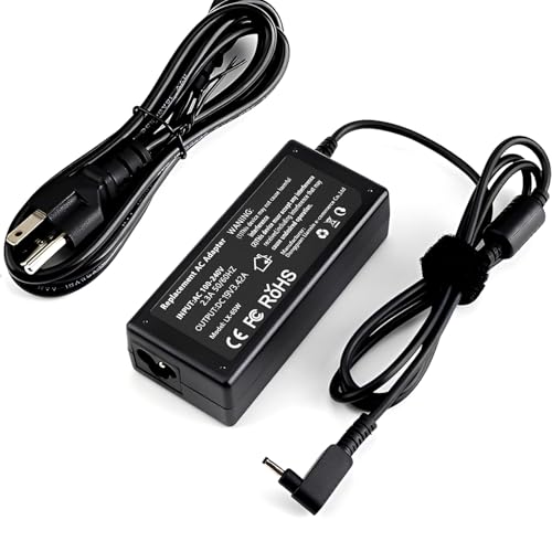 Nivjuky 65W 19V 3.42A Laptop Charger Compatible with Acer Chromebook