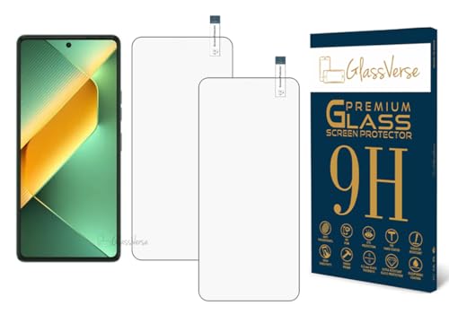 Image of GlassVerse PureView Tempered Glass for Tecno Pova 6 | Crystal Clear, 9H Hardness Screen Protector, Edge to Edge, Case Friendly, Hassle-less Installation Kit Included. (Pack of 2)