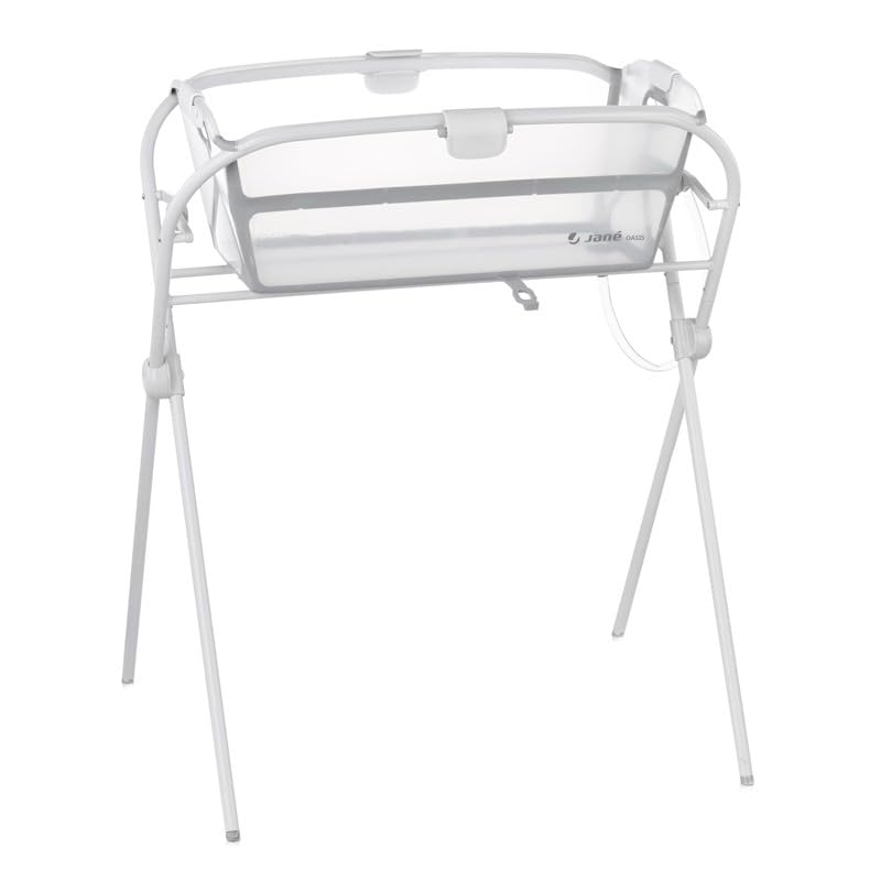 Jane Oasis - Vasca da bagno pieghevole per bambini, compatta, facile da piegare con supporto robusto per neonati e bambini (rosa)