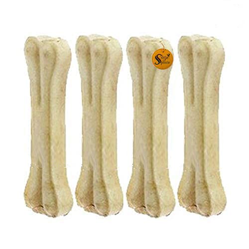Sage Square Pressed Rawhide Bone Treat for Healthy Dog (5 Inch) (Pack of 4 Bones) (B07Z96LVM6) Amazon Price History, Amazon Price Tracker