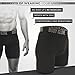Body Glove 5 Pack Mens Micro Modal Boxer Briefs with Contoured Shape (Medium, Black)