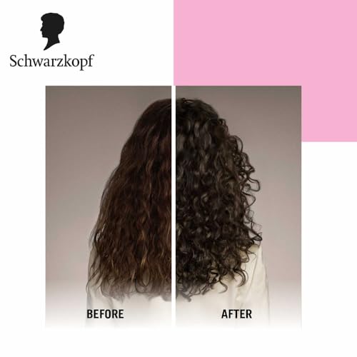 Image of TAFT Schwarzkopf Curl Hold 3 Hair Mousse, For Long Lasting Curls, Weather-Proof Formula With No Stickiness, Heat Protection And Shine, Silicone Free, Lightweight Styler To Controls Frizz, 200Ml