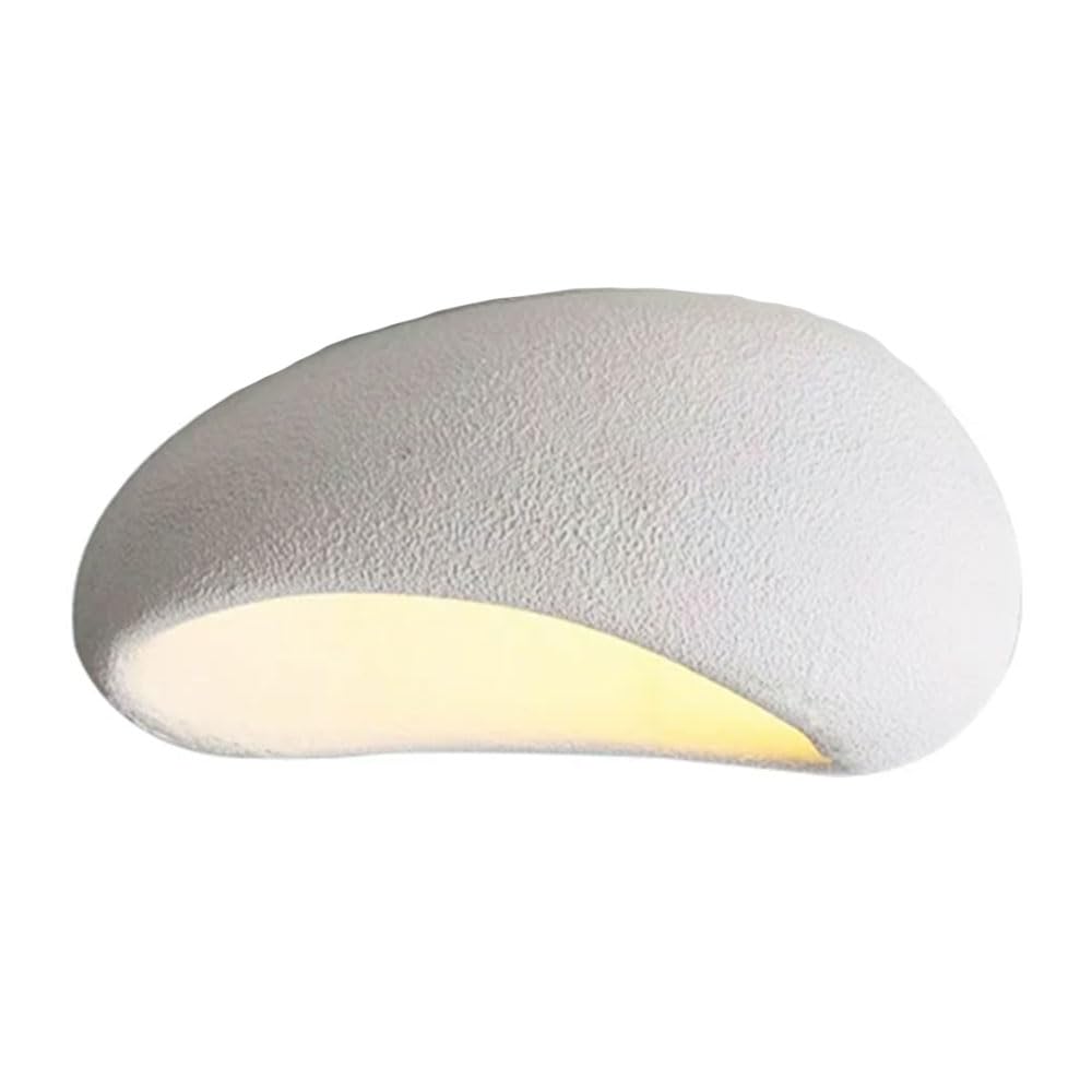 Ygzpalh C Nordi Style Entryway Eiling Light, Unique Resin Shape Minimalist Study Flush Mount Eiling Lamp Nordi Style Eiling Mount Fixtures For Loset Balcony Bedroom Simple Eiling Lamp Shade