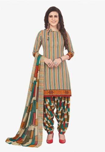 Image of Priyashi Women Unstiched Crepe dress materials | Crepe Salwar Suit for women with dupatta | suit material for women unstitched