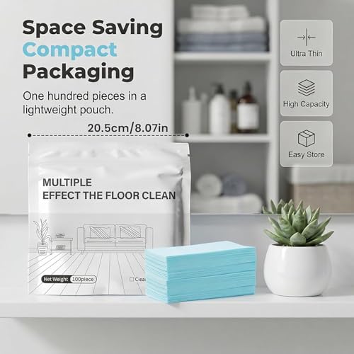 Tabletas limpiadoras multi-superficie para piso 100 piezas miniatura 3