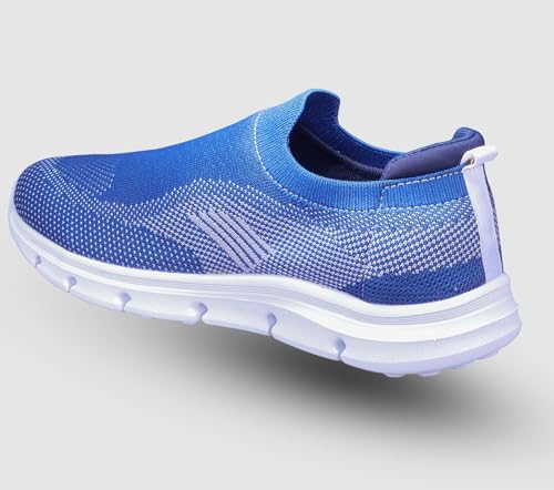 Image of Impakto FlexiSock Men's Walking Shoes | Lightweight & Breathable Casual Shoes | Slip-in Fit System for Hassle-Free Wear | Padded Insole | Anti-Skid EVA Outsole | Perfect for Casual Outfit