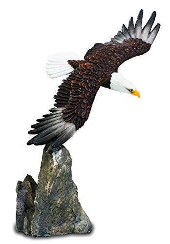 Figurine resine Aigle planant 16/12/3,5 cm