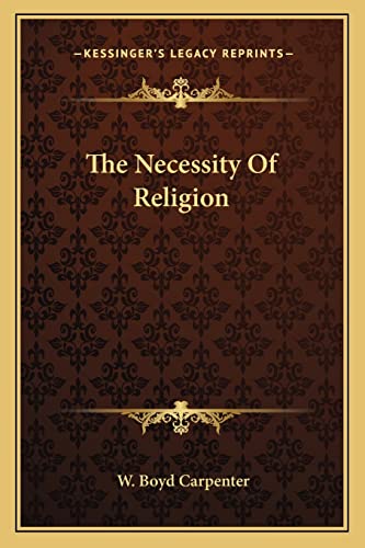 The Necessity Of Religion