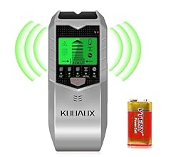 KUUAUX Stud Finder Wall Scanner, 5 in 1 Stud Detector with Smart Microprocessor Chip and HD LCD Display, Beam Finders for C…