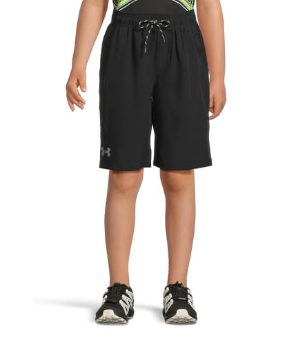 Image of Under Armour Boys' 4-way Stretch Pull-on Tech Shorts, Moisture Wicking, Side Hand Pockets, Outdoor Collection