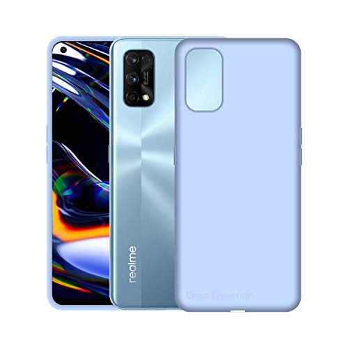 Image of Case Creation Luxurious OG Series for Realme 7 Pro Case Cover,Anti-Dirty Slim Case Frosted Matte Cute Candy TPU Raised Bezel (Splash of Color) Back Cover for Realme 7 Pro -Light Purple