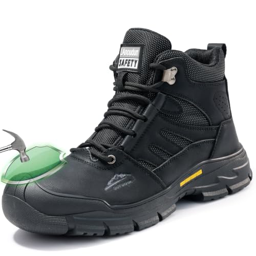Image of Steel Toe Boots for Men Work Indestructible Safety Boots
