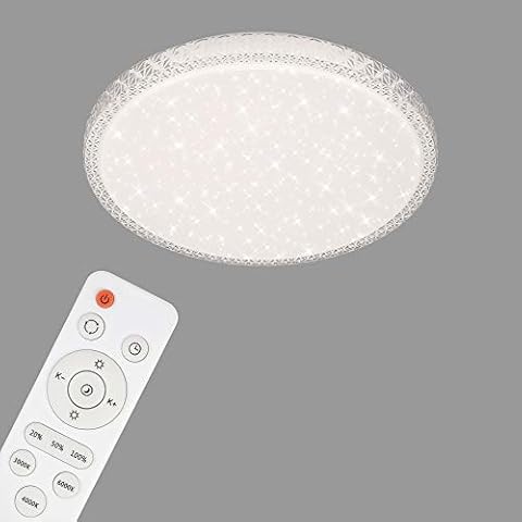Lámpara de Techo LED Briloner con Estrellas y Cristales Cover