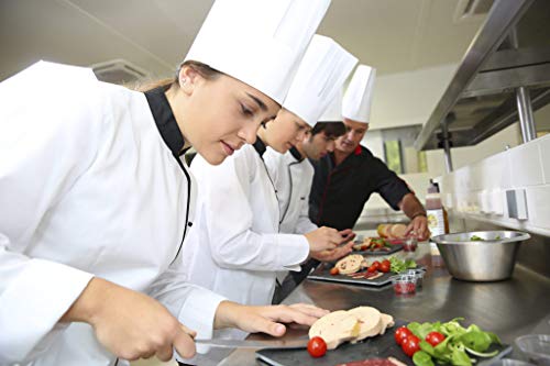 Ifavor123 Bulk Pack Of 50 Premium Quality Paper 9 Inches Tall White Chef Hats For Restaurants Culinary School Cooking Class Photo Props Wearable Disposable Adjustable Chef Hats #TOP2