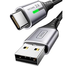 INIU USB C Charger Cable, 2m Type C Cable Fast Charging, Braided USB A to USB-C Phone Charger Cable USBC for iPhone 17 16 1…