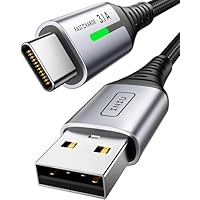 INIU Cavo USB Type-C, Cavo USB [2m] 3,1A QC 3,0 Tipo C Cavo Type C Rapida, Lega Intrecciato in Nylon Cavo USB Type C compatibili con iPhone 17 16 Pro Max, Samsung S25 24 Ultra, Xiaomi iPad ECC.