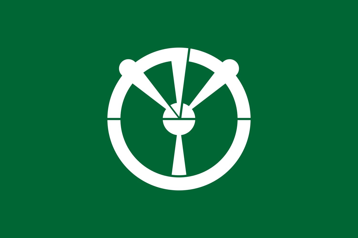 Drapeau Kanan Osaka grand format drapeau japonais de la municipalité de Kanan-cho