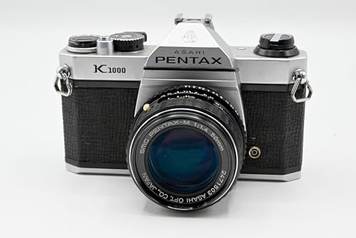 Pentax K1000 Manual Focus SLR Camera with Pentax 50mm f/1.4 K-Mount Lens (Renewed)
