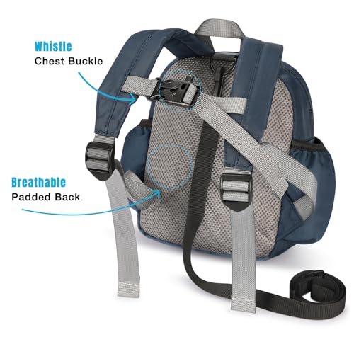 Image of STEAMEDBUN Backpack Leash for Toddlers 1-3: Baby Backpack with Leash for Boys Girls - Anti-Lost Harness for Walking