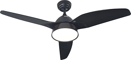 Avant FB-10 BLDC Ceiling Fan with Light, Luxury, Modern Fan with Remote, Noiseless, Clockwise-Anticlockwise direction, Fan with Anti dust blades || Black