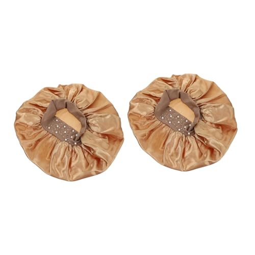 Bonnet de bain étanche femme Healvian casquette polyester douche élastique