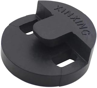 Kesilian Black Acoustic Round Rubber Violin Mute Fiddle Silencer Violin Sourdine Tools Instruments Accessories