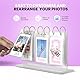Elil Instax Mini Fotokalender, Instax Zubehör Instax Flip Frame Hält 25 Instax Mini Film, Instax Mini Bilderrahmen Kompatibel mit Instax Mini Filmen für 7, 7+, 9, 11, 12, 40, 90, Evo, Liplay