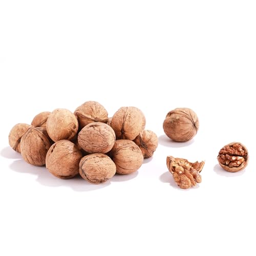 Image of 3Angels Kashmir Walnuts with Shell 2kg | Premium Whole Kashmiri Akhrot | Naturally Grown, Fresh & Unprocessed | Rich in Omega-3 & Crunchy Dry Fruits