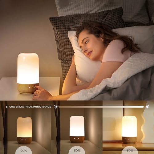 Image of Tikkitouch Long Distance Touch Lamp Personalized Gifts for Couples, Friends & Family - App Control, WiFi and Bluetooth Setup, Set of 1