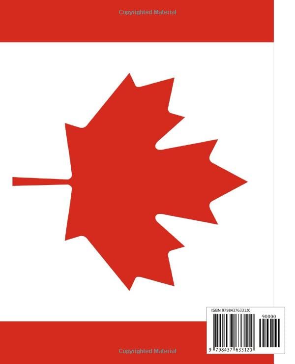 Self Expression "Canada" Composition Notebook: For School, Everyday, College, Teen, And Adult Fun Composition Notebooks, Comp Books, Wide Ruled Paper, 100 Sheets, 7.5 x 9.25 image 3