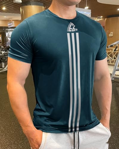 Image of Noble Monk Men's Regular Fit T Shirt |Half Sleeves |Round Neck | Casual T-Shirt for Me