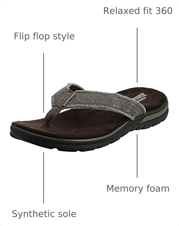 Image of Skechers Men's Relaxed Fit Supreme Bosnia Sandal