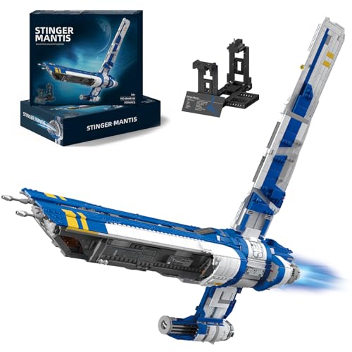 Xenobild Space Wars Klemmbausteine Raumschiff Set für Erwachsene Männer