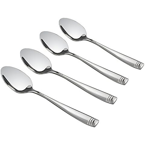 Obstnny Stainless Steel Dinner Spoons, 8-Inch, Set of 12 Cover