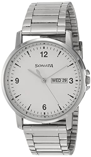 Sonata Essentials Analog White Dial Men's Watch - Image 2